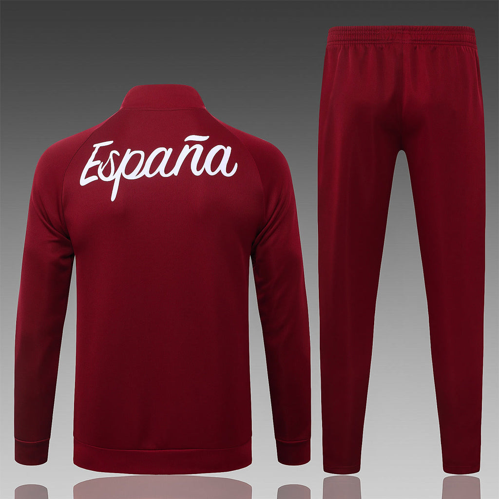 Spain 2026 Red Long sleeve Jacket Suit S-XXL