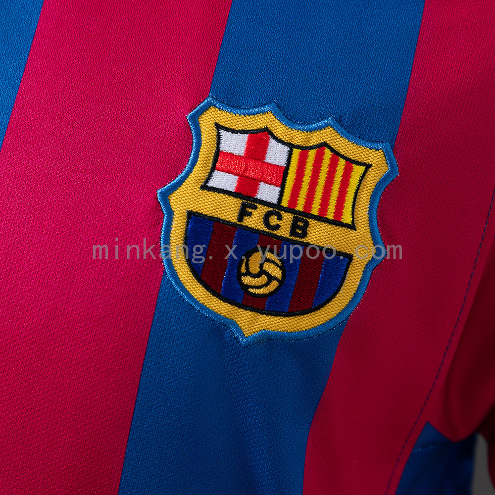 Barcelona 2005/06 Home Long Sleeve Retro Jersey S-XXL
