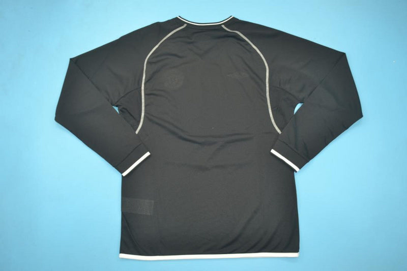 00-02 Manchester United away black long sleeve