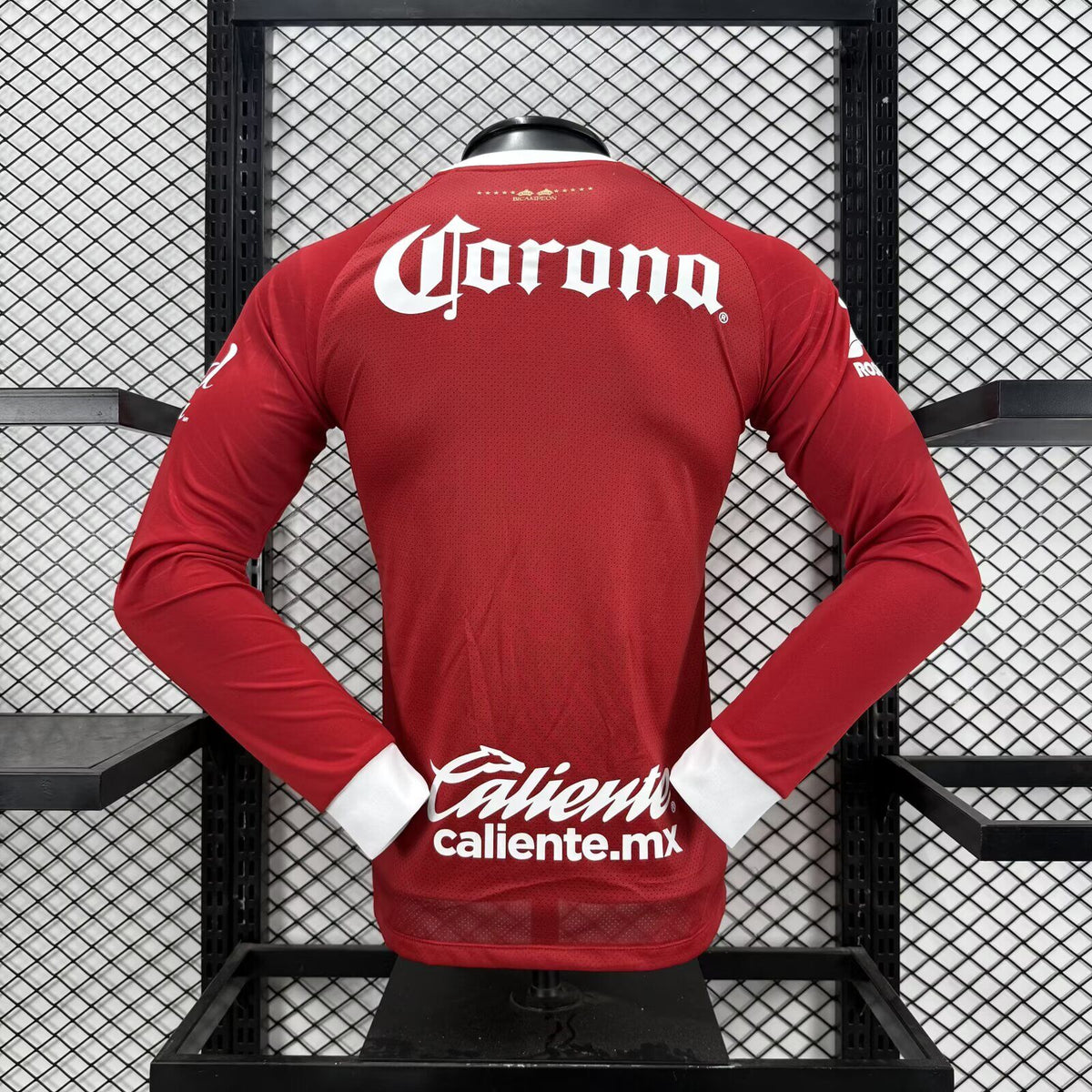 TOLUCA Manga larga Version autentica/jugador — Liga MX