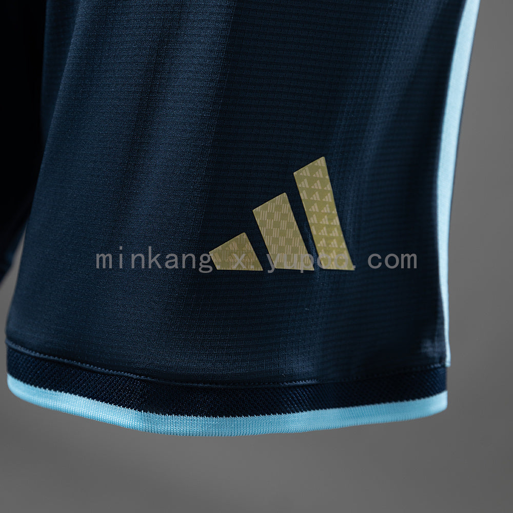 Pantalon Corto de Futbol #Argentina 2026 Home Player Version Shorts S-3XL — Minkang