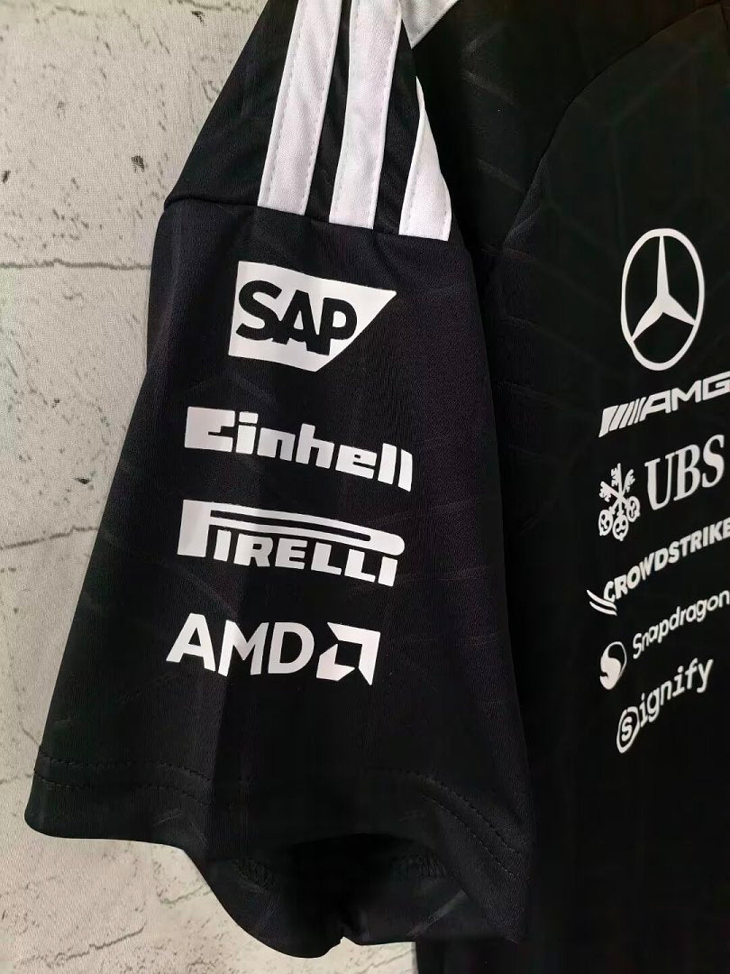 MERCEDES 2026 black F1 shirt S-5XL