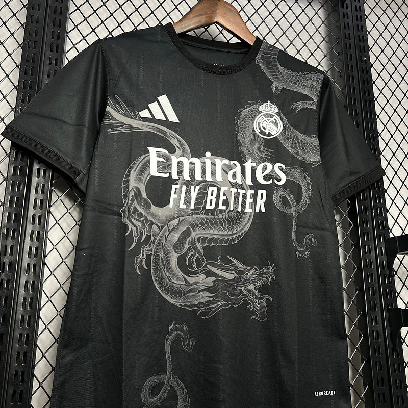 24-25 Real Madrid black dragon jersey