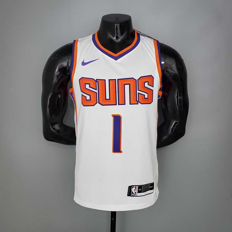BOOKER#1 Phoenix Suns White