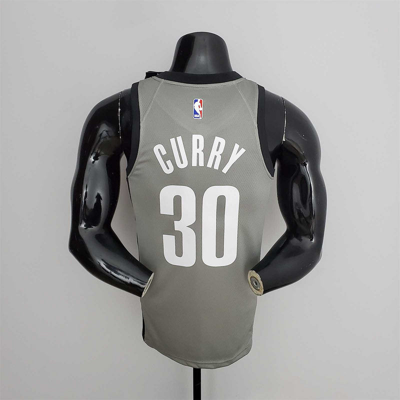 Nets Curry #30 Flyer Grey NBA Jersey