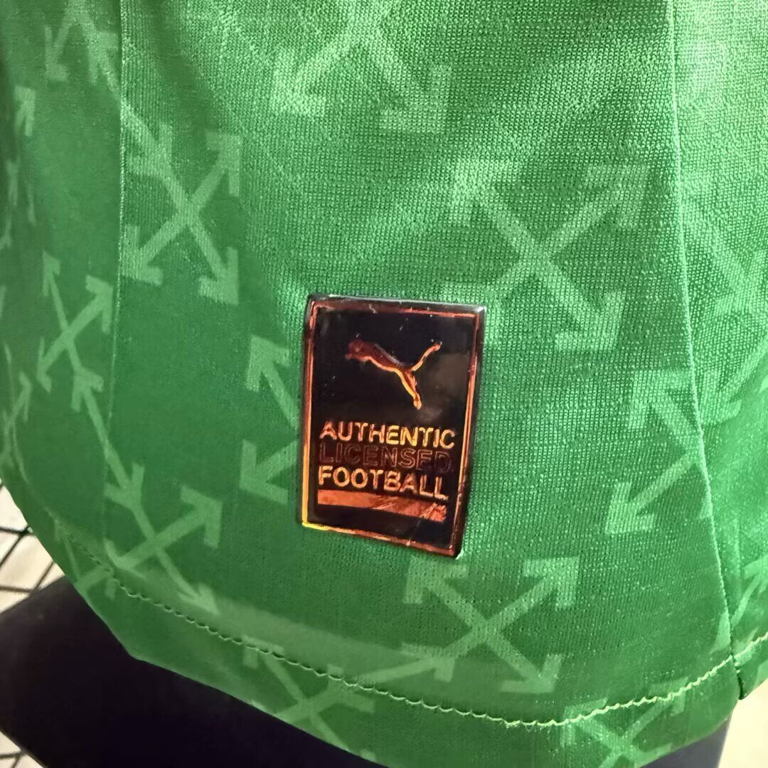 MILAN X OFF-WHITE Manga larga Version jugador — Special Edition