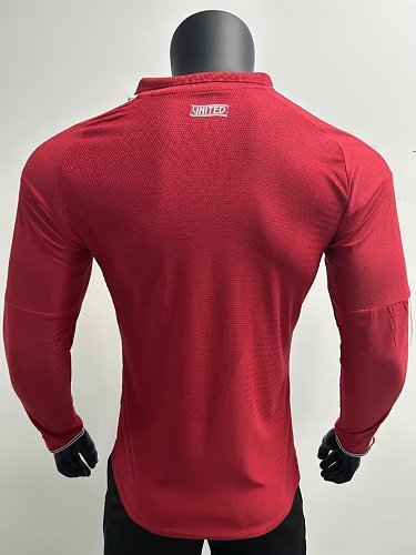 26-27 MNU Home Player version Long Sleeve S-3XL — Jsonwang 26/27