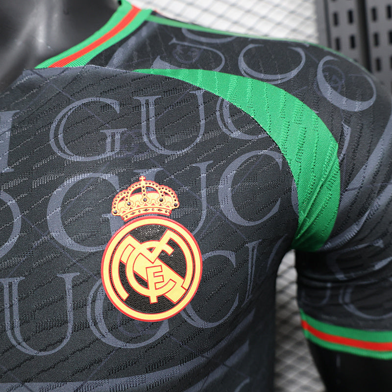 24-25 Real Madrid VS GUCCI black player version jersey