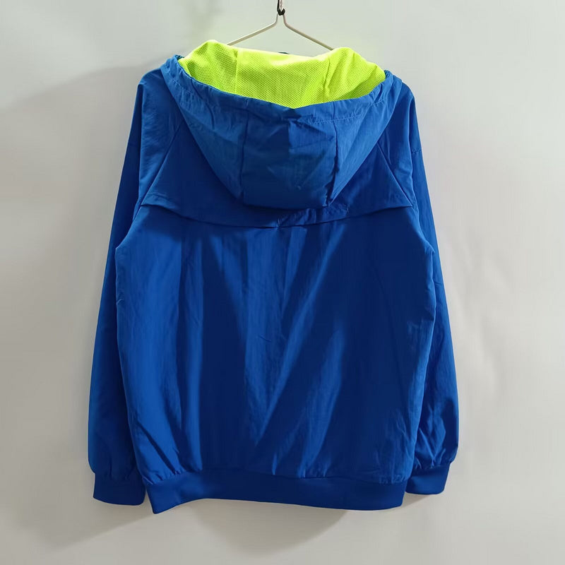 25-26 Barcelona blue windbreaker
