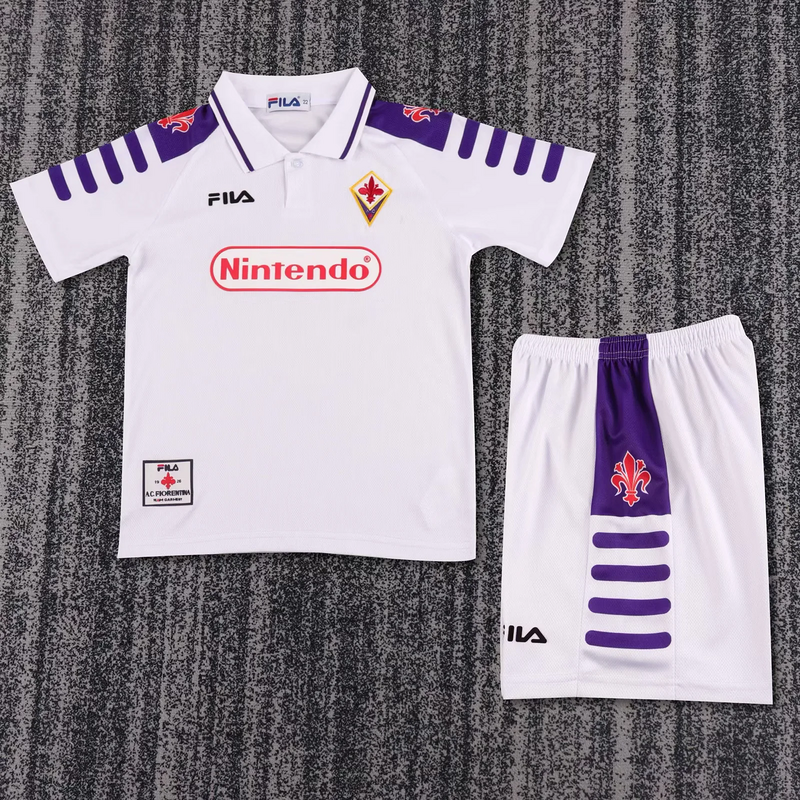 98-99 Fiorentina away retro kid kit