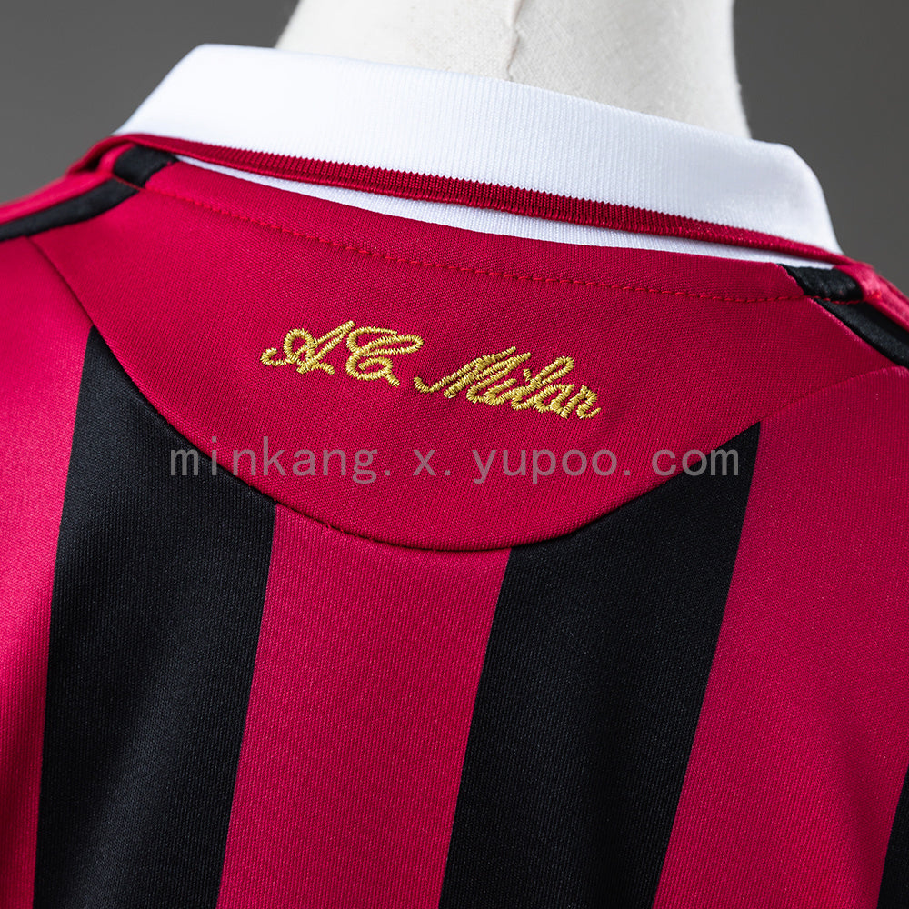 AC Milan 09/10 Home Retro Kids Kit Jersey Size 16-28