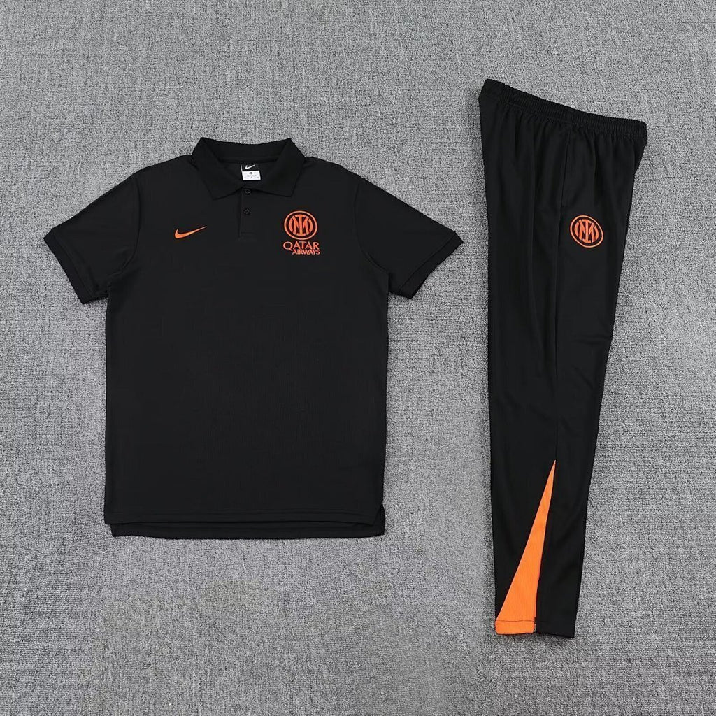 Inter Milan 2025/26 Black POLO Suit
