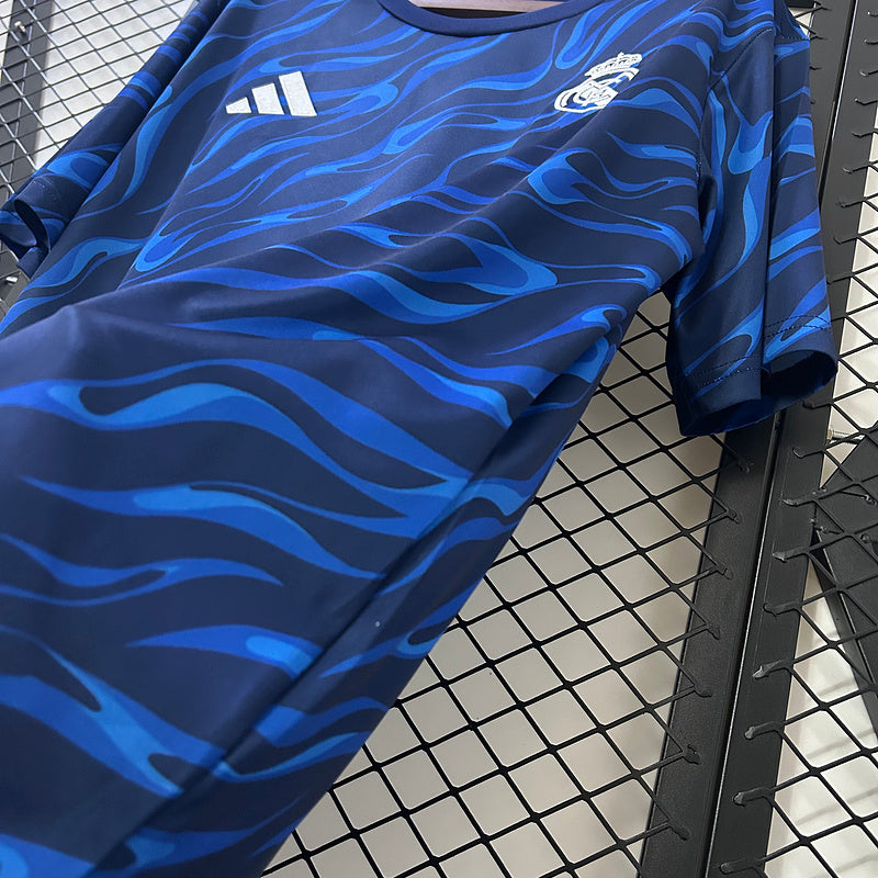 25-26 Real Madrid blue training jersey