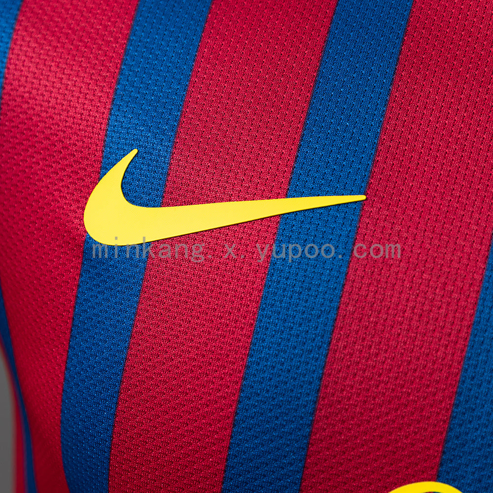 Barcelona 11/12 Home Player Version Retro Jersey S-3XL