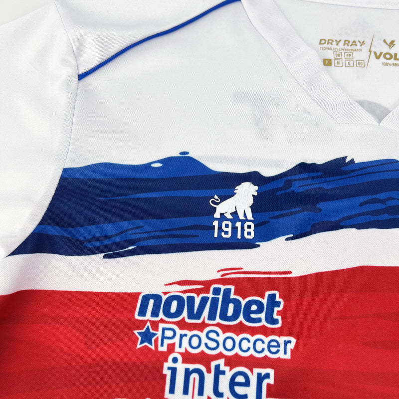 24-25 Fortaleza white and blue soccer jersey