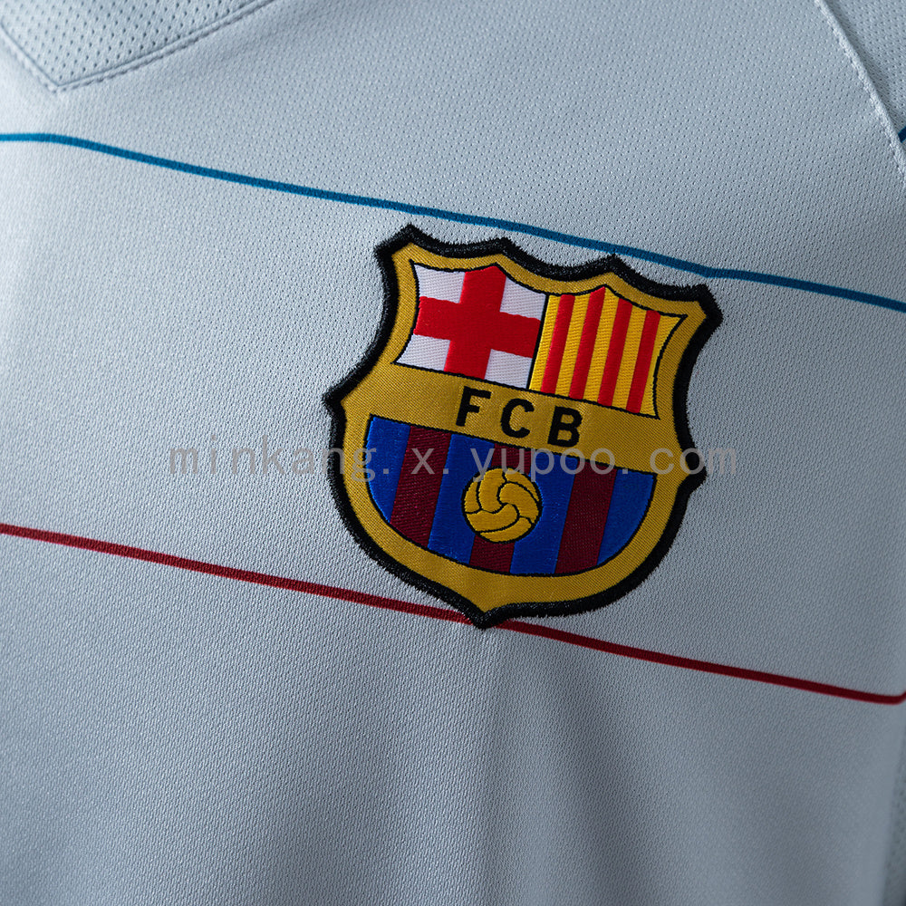 Barcelona 03/04 Away Retro Long Sleeve Jersey S-XXL