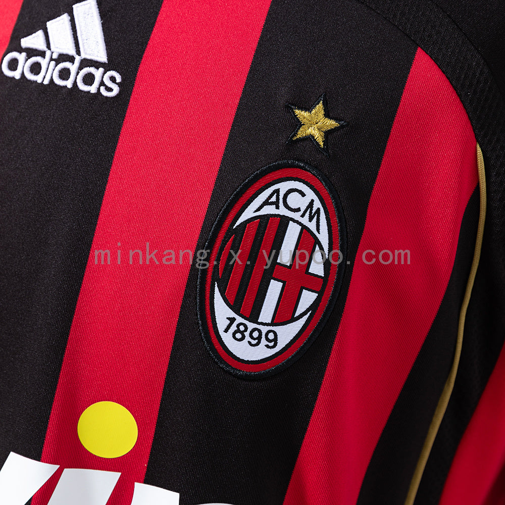 Retro 06/07 AC Milan Long sleeve home S-XXL