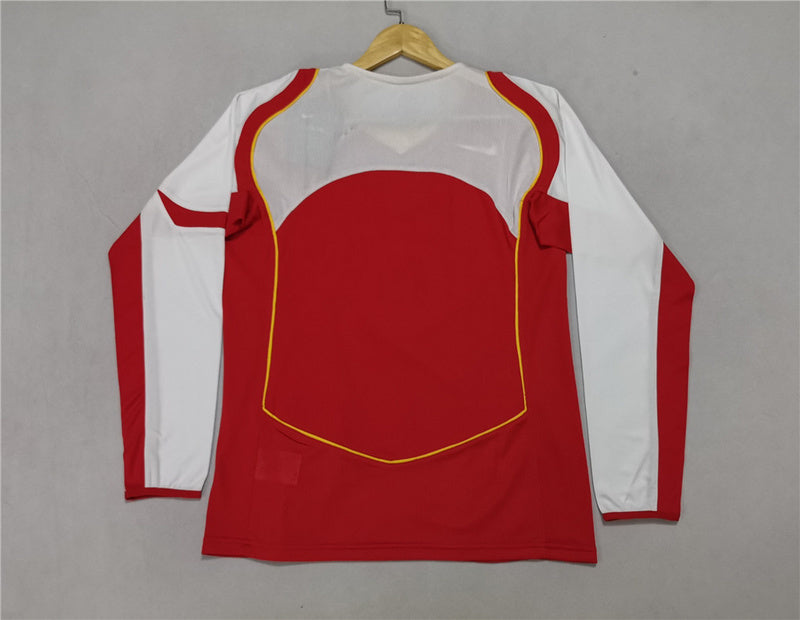 04-05 Arsenal home red long sleeve
