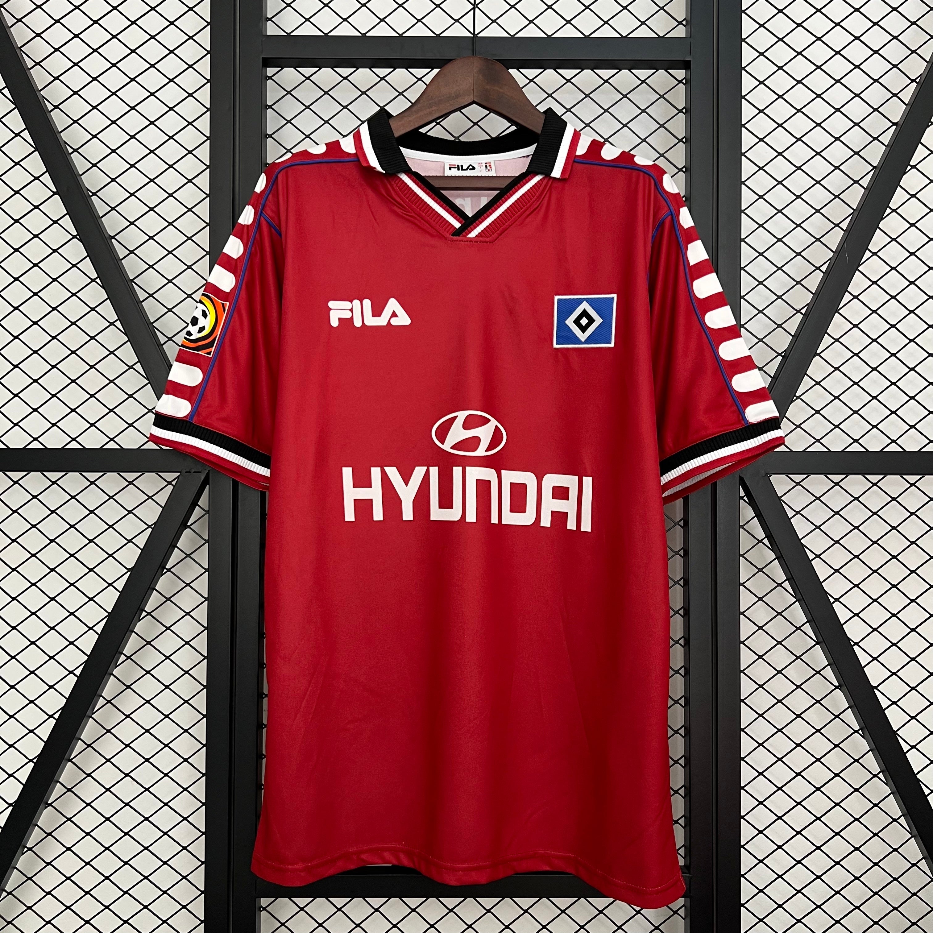 Retro Hamburg 2000 Red S-XXL