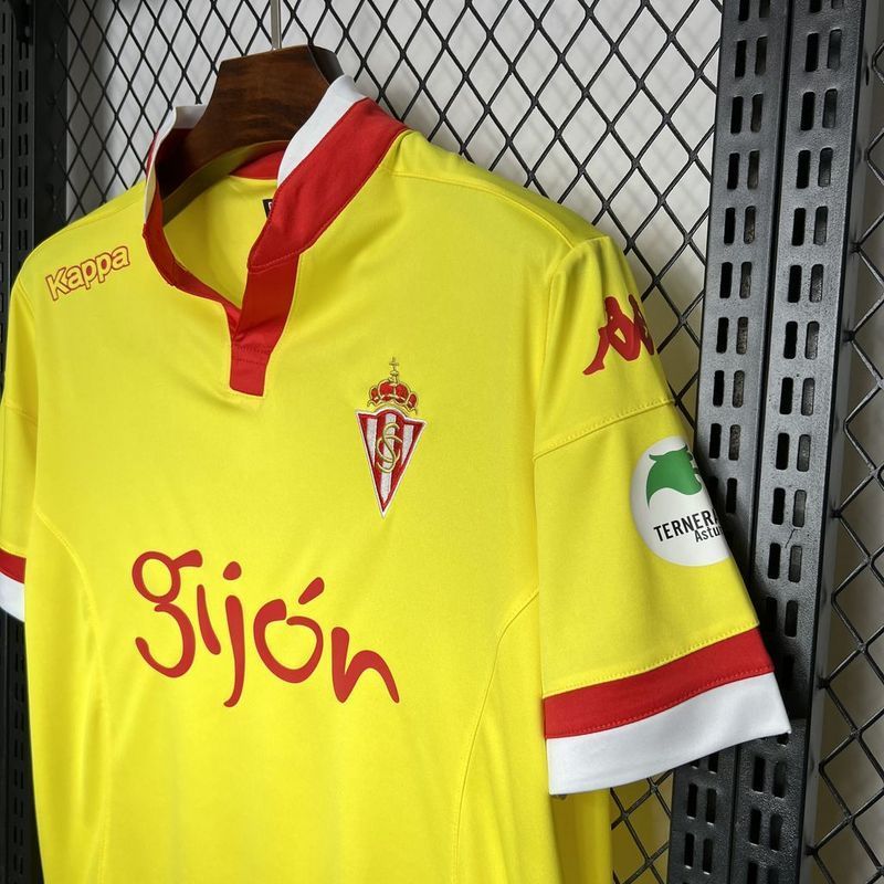 15-16 Sporting de Gijon Away Retro Jersey S-XXL