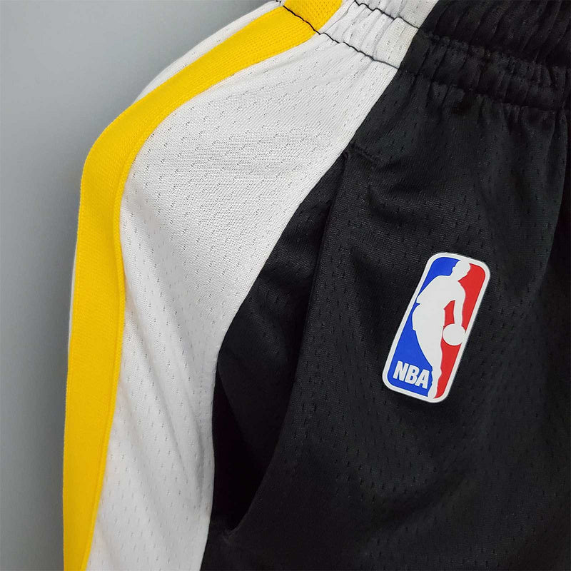 Warriors black NBA shorts