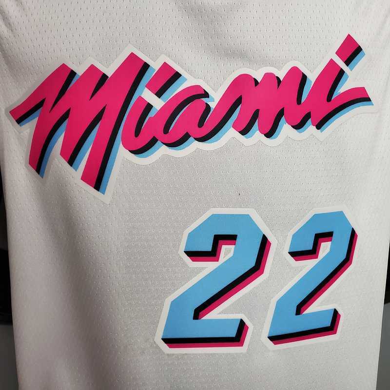 BUTLER #22 Miami Heat white