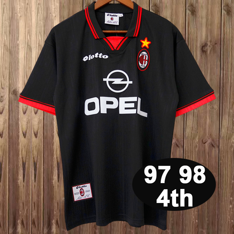 97-98 AC Milan 4th away retro jersey