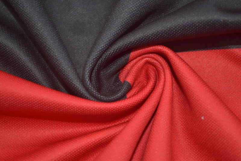 1990 Flamengo home red / black