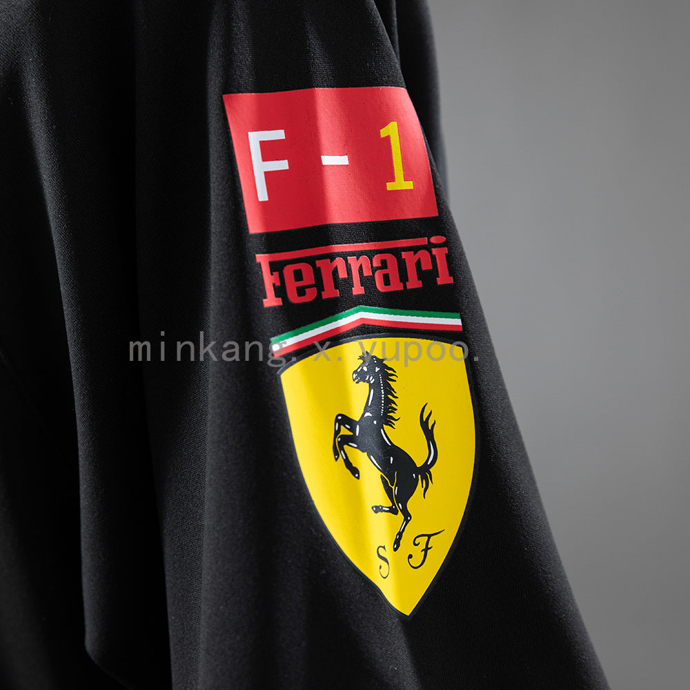 Scuderia Ferrari F1 2025 Black T-shirt S-3XL