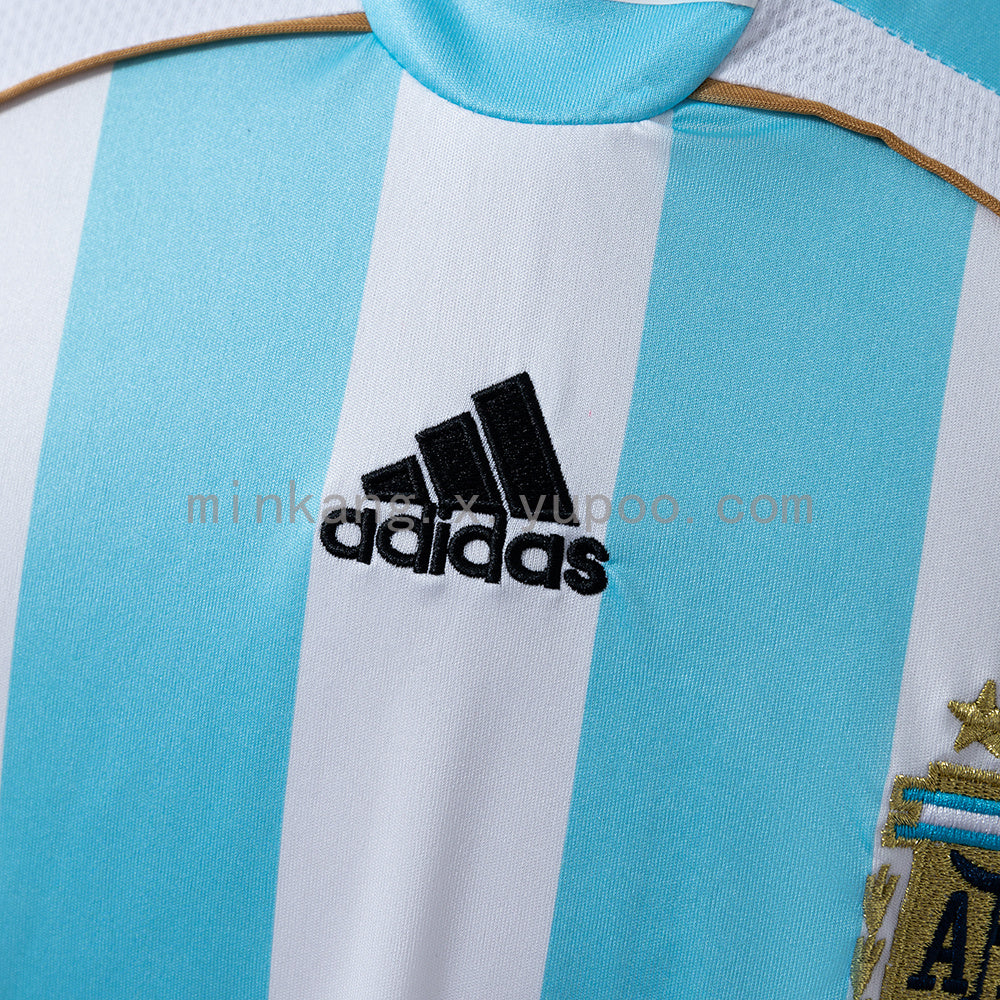 Argentina 2006 Home Long Sleeve Retro Jersey S-XXL