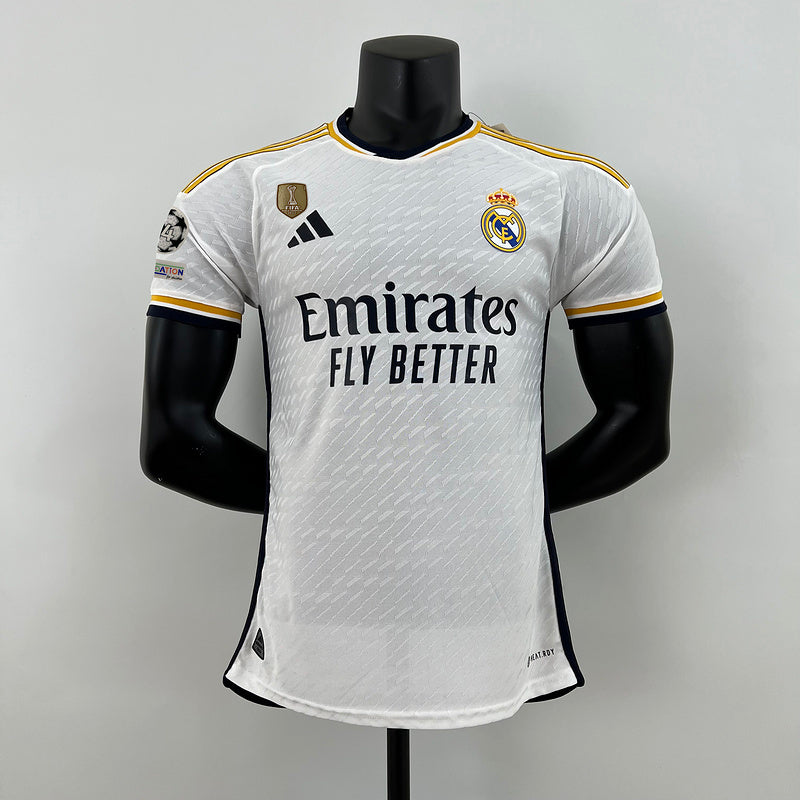 23-24 Real Madrid home final game version jersey
