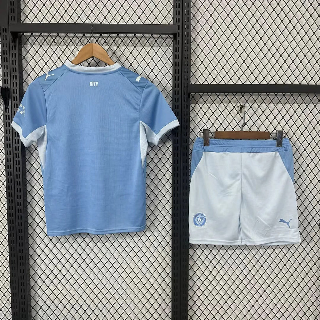 Kids Kit Manchester city 2026/27 Home Soccer Jersey size 16-28