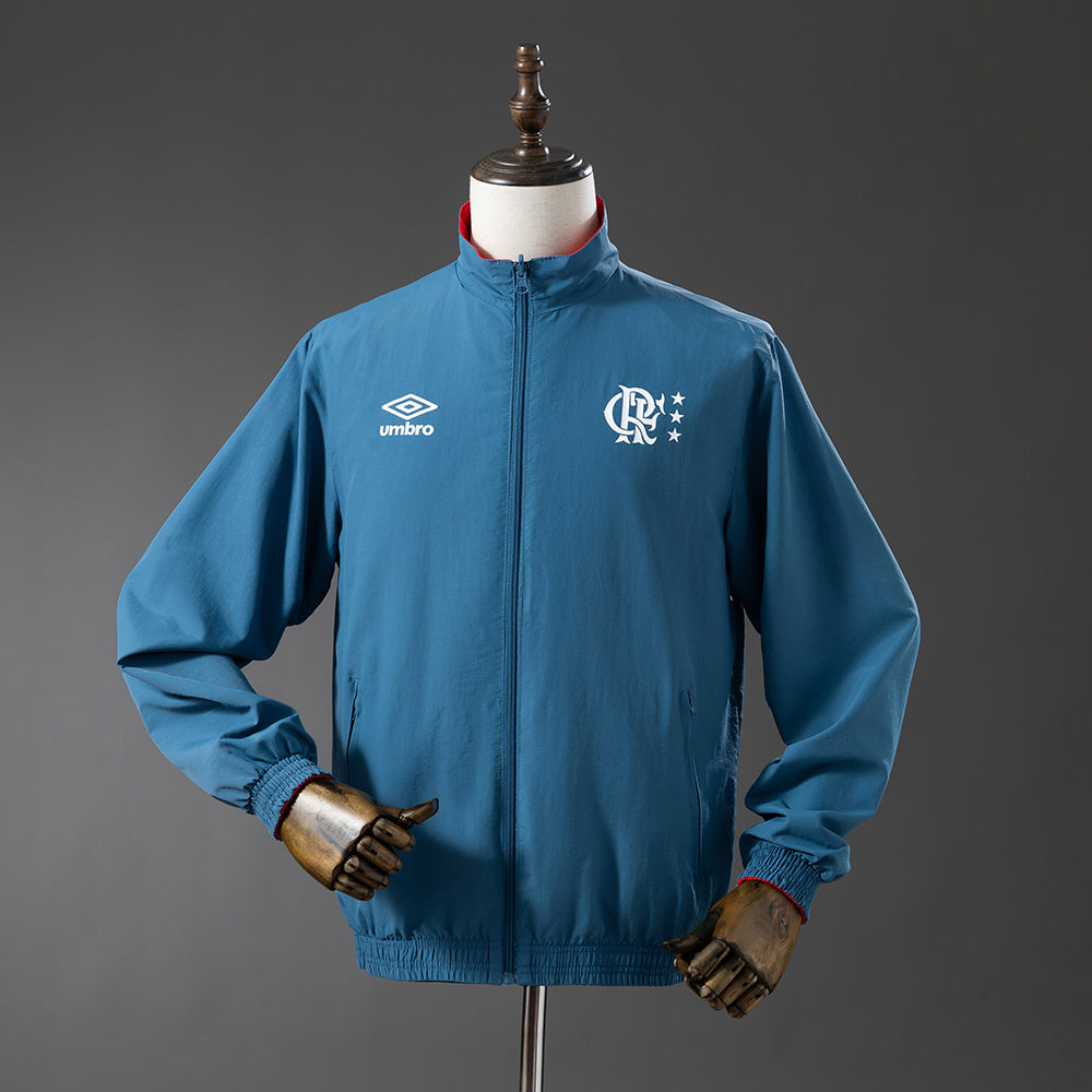 Flamengo Reversible Jacket Windbreaker - Red &amp; Cyan S-XXL