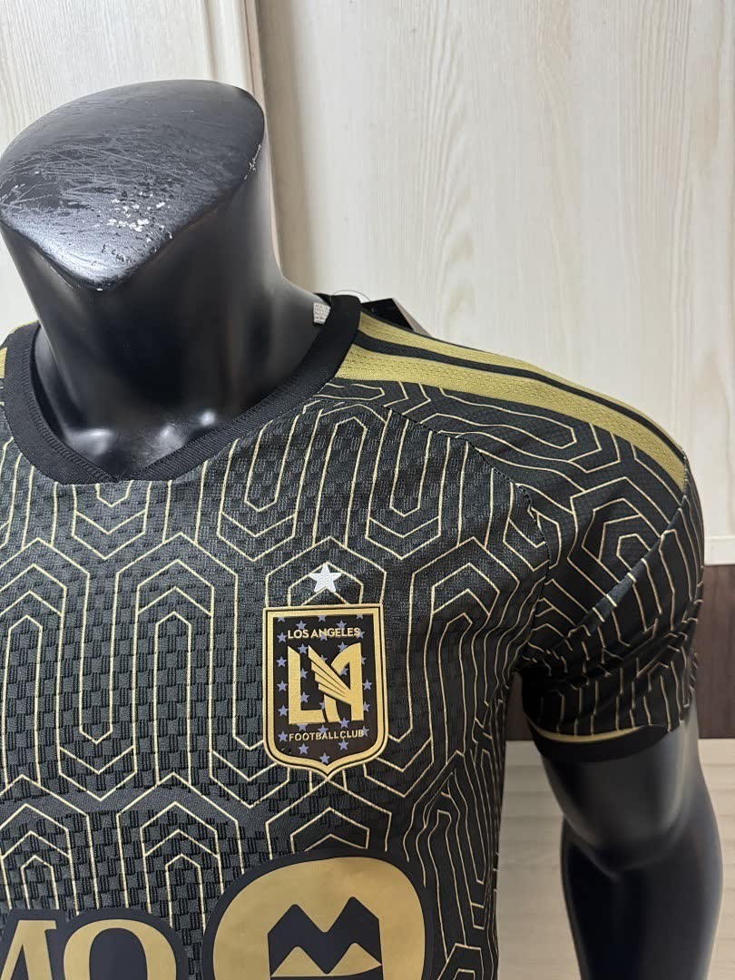 Los Angeles FC 2026/27 home Player Version soccer jersey size S-2XL With Star
