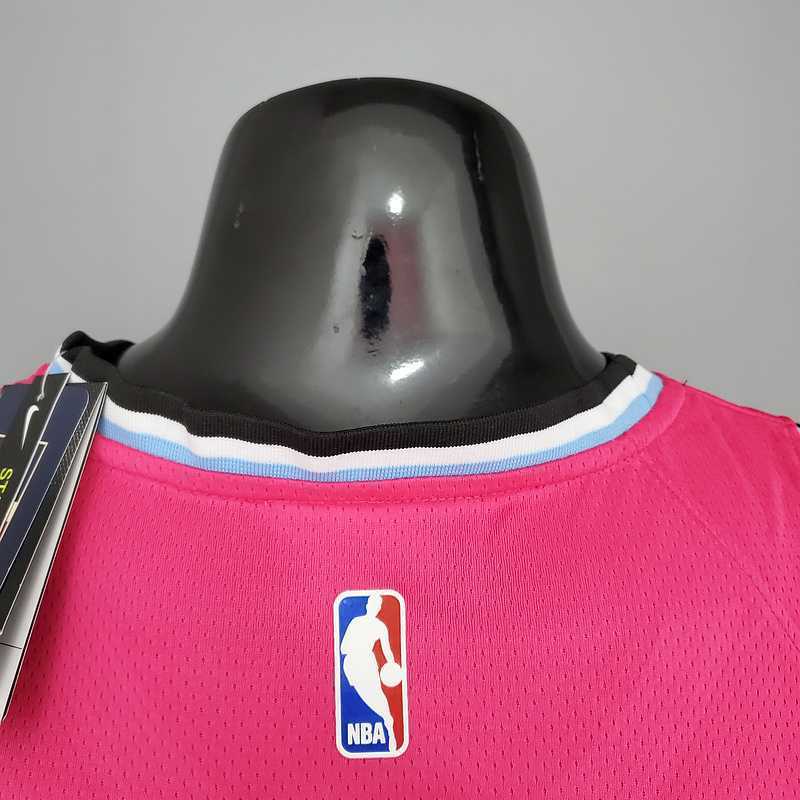 OLADIPO#4 Miami Heat V-neck pink