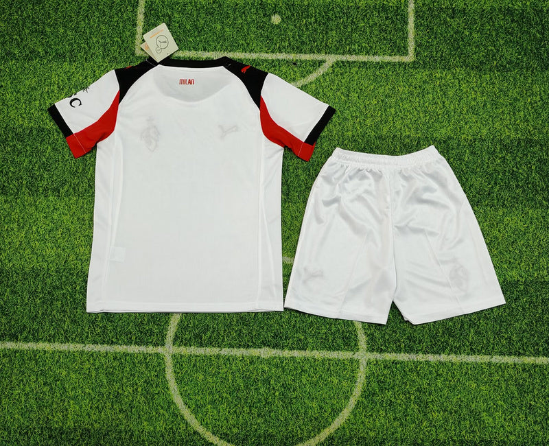 25-26 AC Milan white kid kit