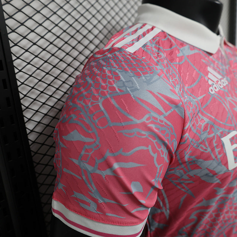 24-25 Real Madrid pink dragon player version jersey