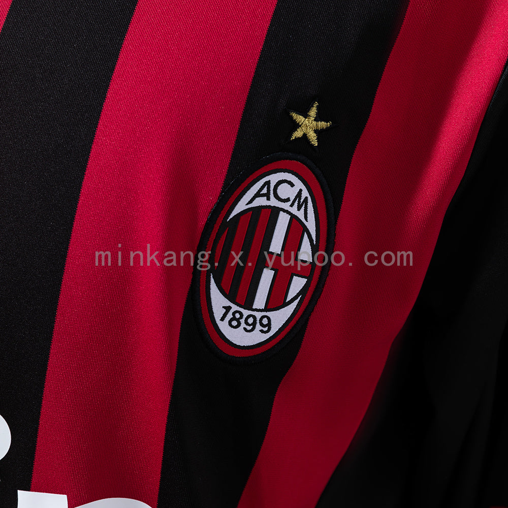 Retro long sleeve AC Milan 09/10 Home S-XXL