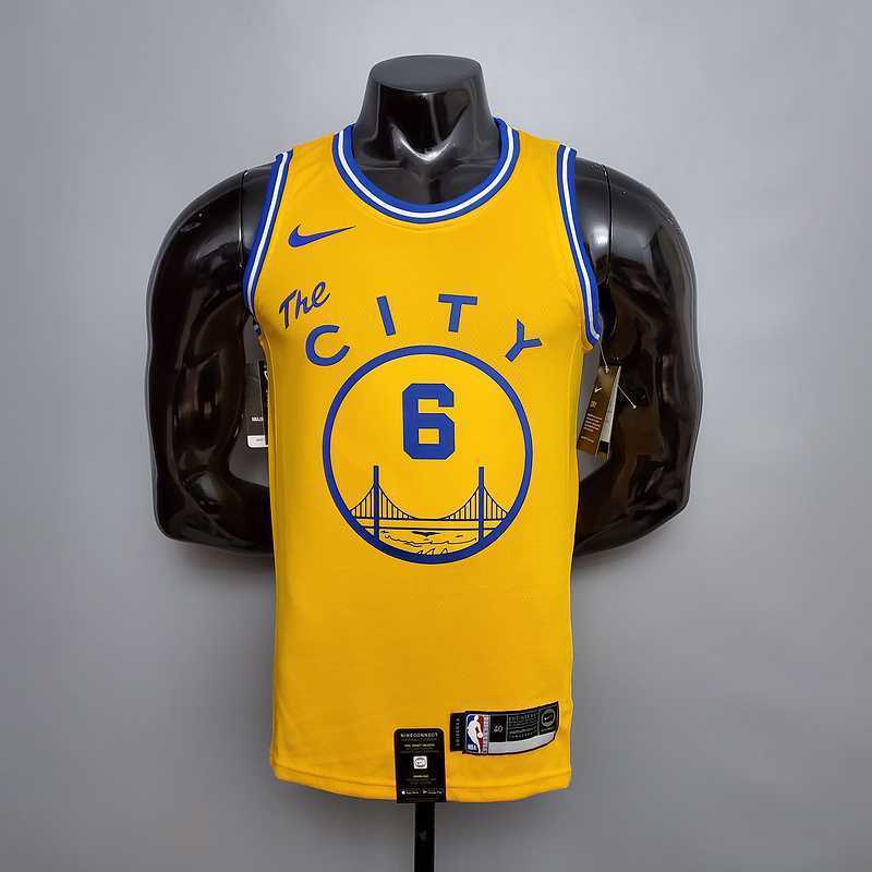 Tram version YOUNG#6 Golden State Warriors yellow