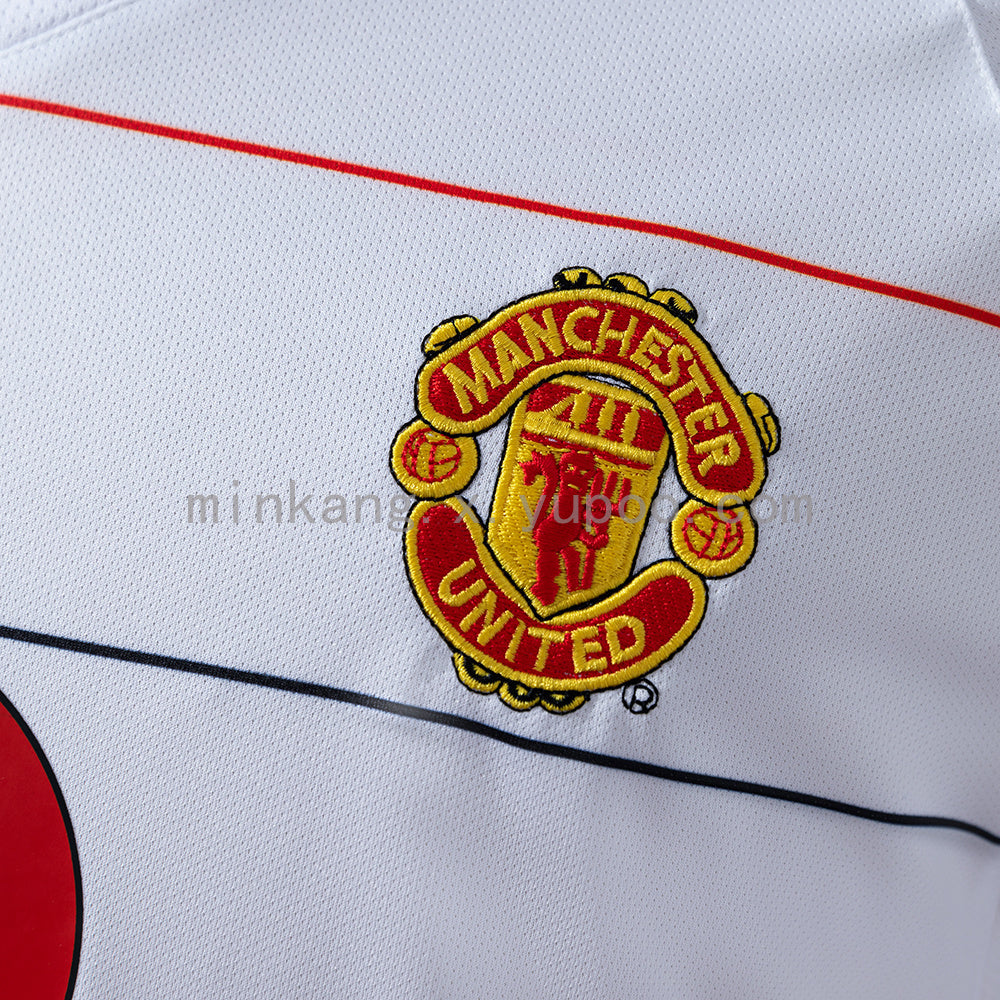 M-U 2003/05 Away Long Sleeve Retro Jersey S-XXL