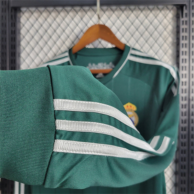 12-13 Real Madrid green third away long sleeve