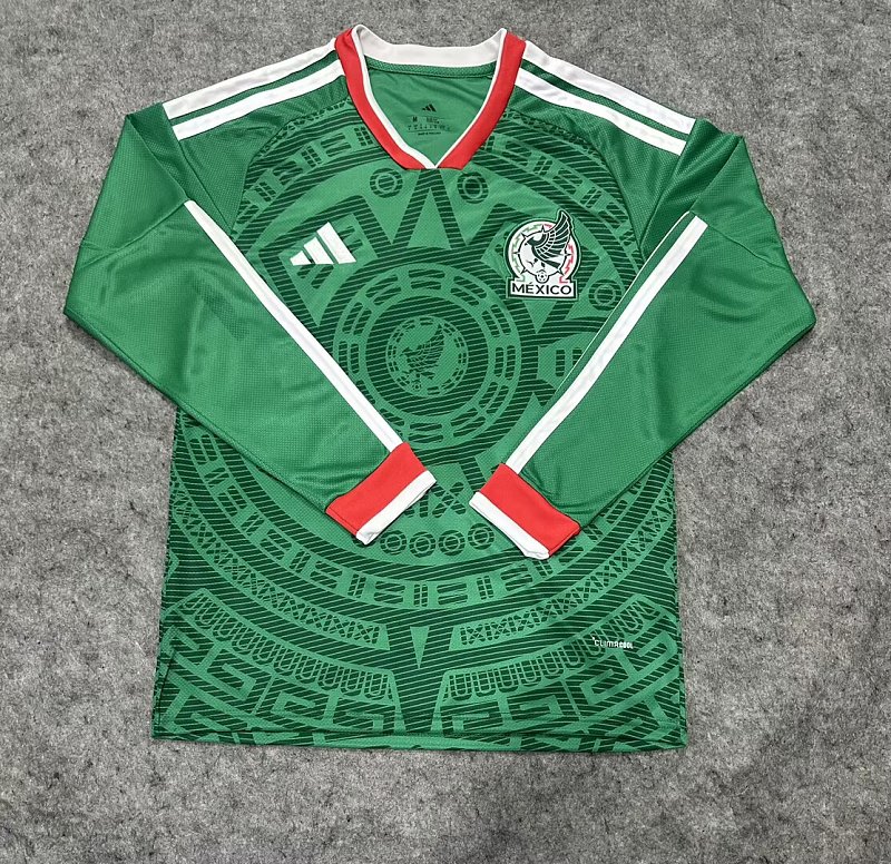 2026 Mexico Home Long Sleeve S-4XL — Jsonwang 26/27