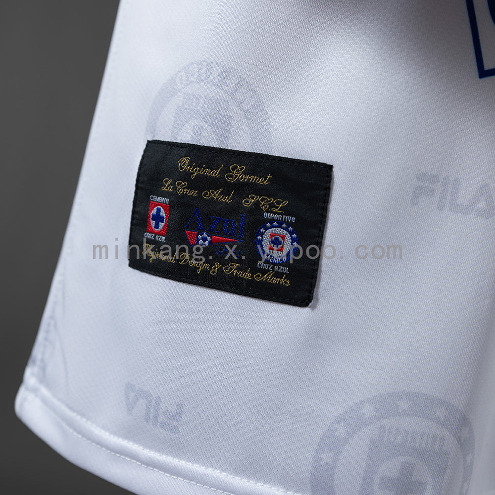 Cruz Azul 1998 Away Long-Sleeve Retro Jersey S-XXL