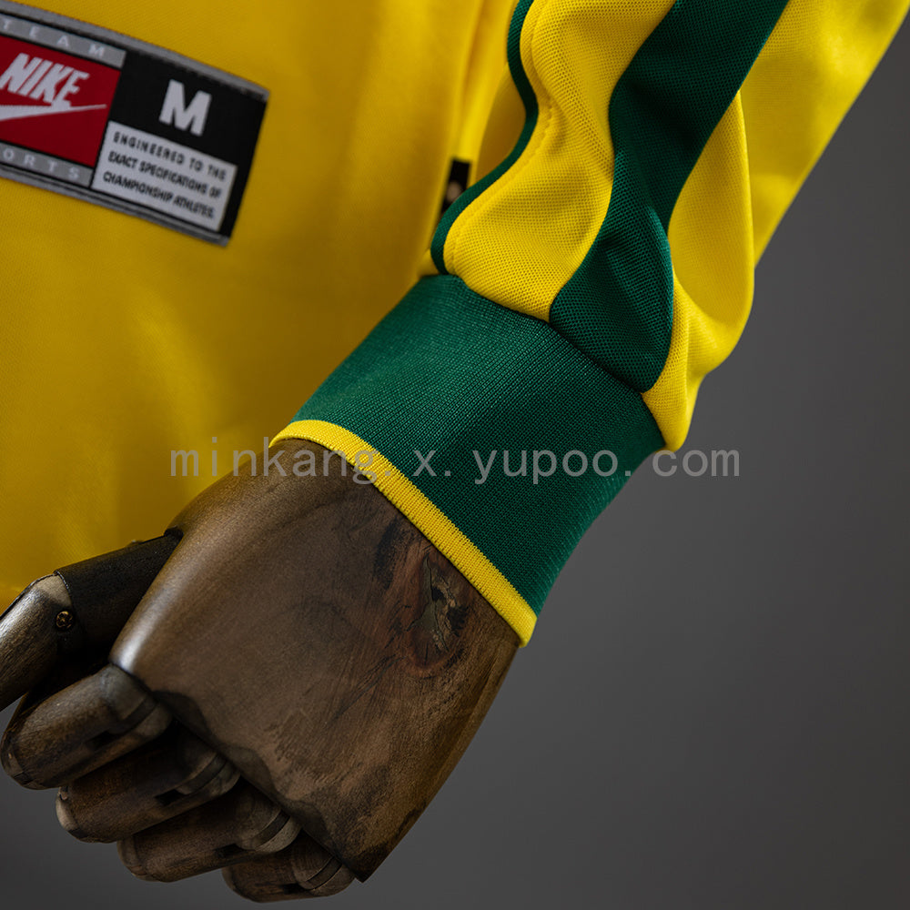 Retro Long Sleeve Brazil 1998 Home S-XXL