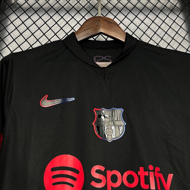 24-25 Barcelona away black jersey