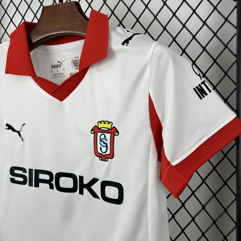 Sporting de Gijon 2025/26 Third Away Kids Kit