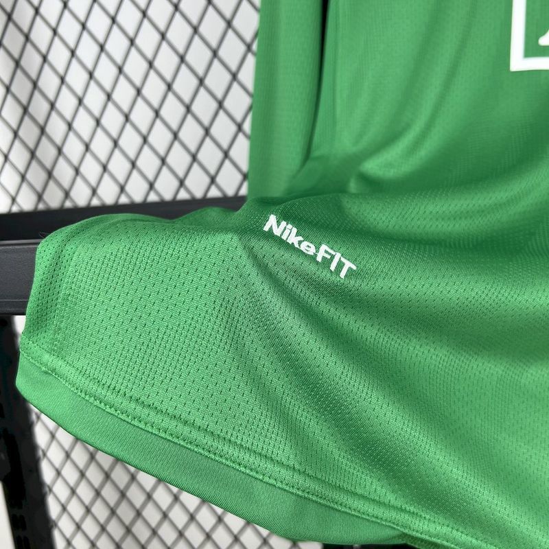 07-08 MNU green goalkeeper long sleeve retro jersey