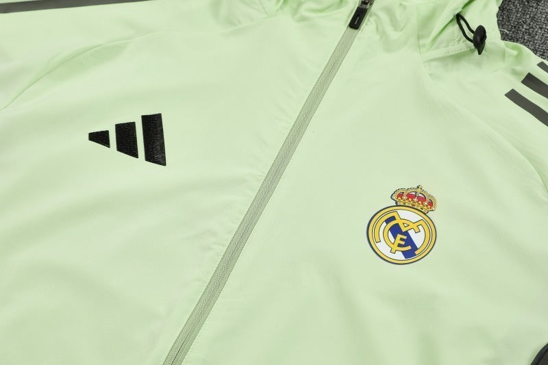Real Madrid 2025/26 Light Yellow Windbreaker suit S-2XL