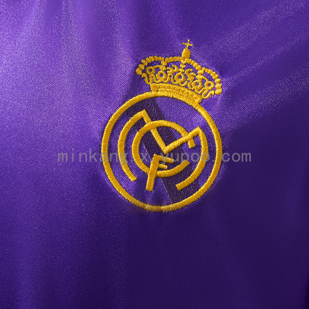 Real Madrid 84/85 Away Long Sleeve Retro Jersey S-XXL