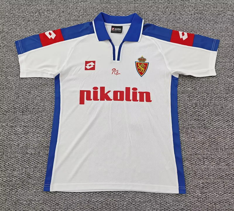 2004 Real Zaragoza home retro jersey